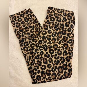 H&M Leopard Print High Waist Pants 2